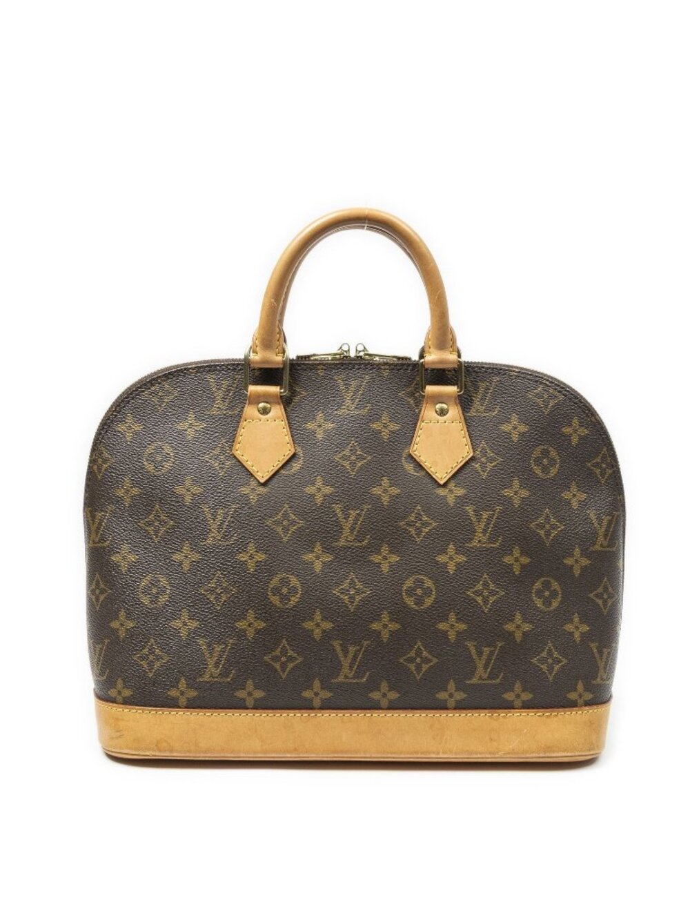 Louis Vuitton Alma Brown Monogram Canvas Handbag